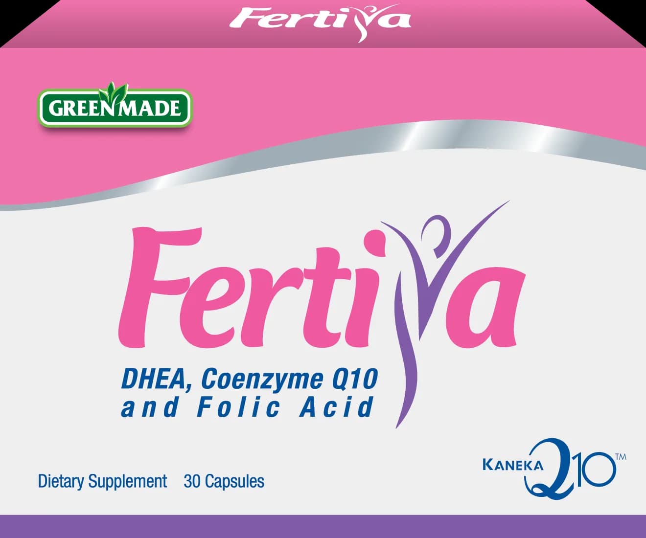 Fertiva DHEA-Q10-Folic Acid 30 Capsules