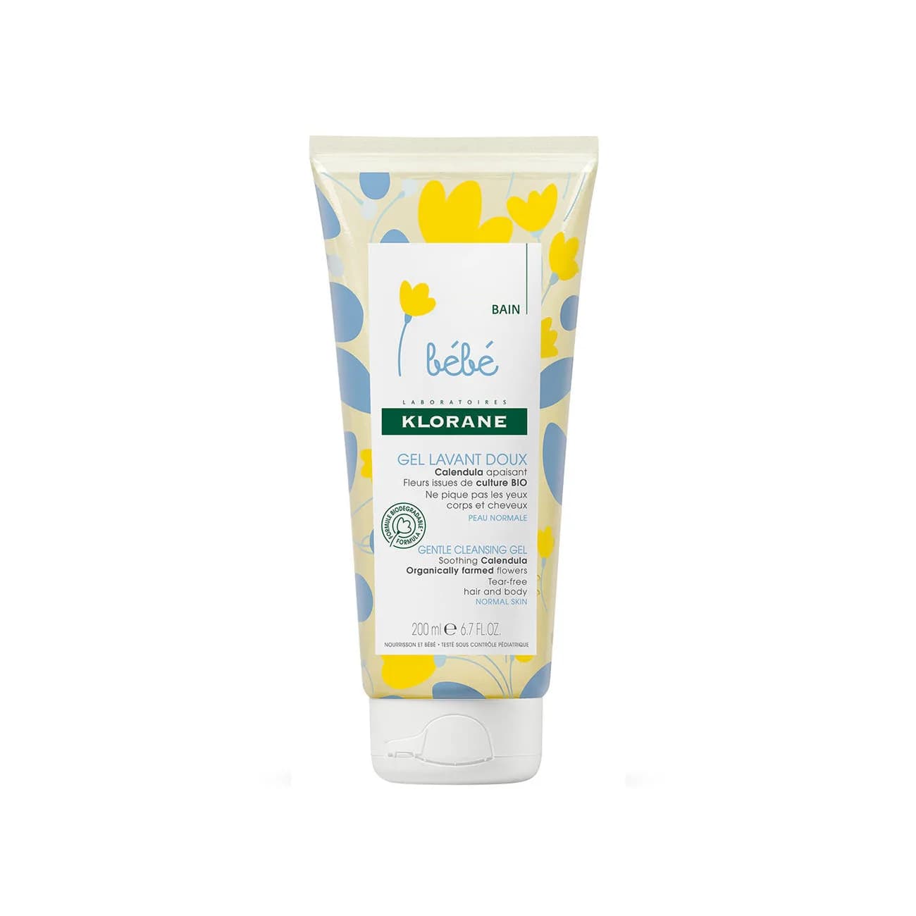 Klorane Bebe Gentle Cleansing Gel 200 ml