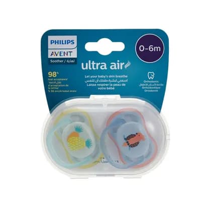 Philips Avent Ultra Air Soothers Deco Mix 0-6 Months