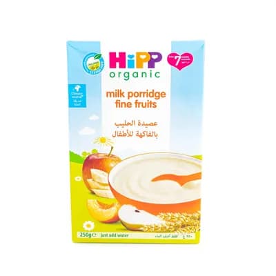 HiPP Organic Milk Pap Fine Fruits 250 g