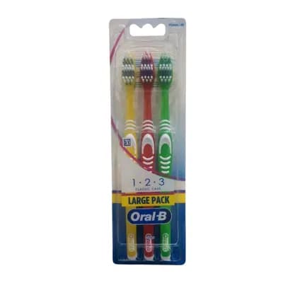 Oral-B Classic Medium Toothbrush 2+1 Free