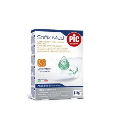 Pic Soffix Med Dressing, 15x10 cm, 5 pcs
