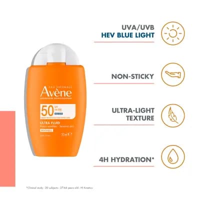 Avene Ultra Fluid Sunscreen (Buy 1 Get 1 Free)