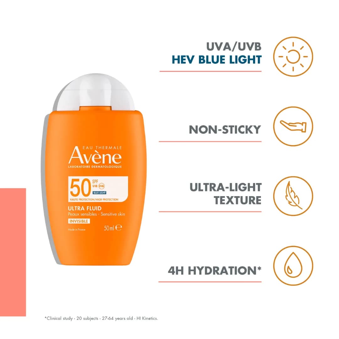 Avene Ultra Fluid Sunscreen (Buy 1 Get 1 Free)