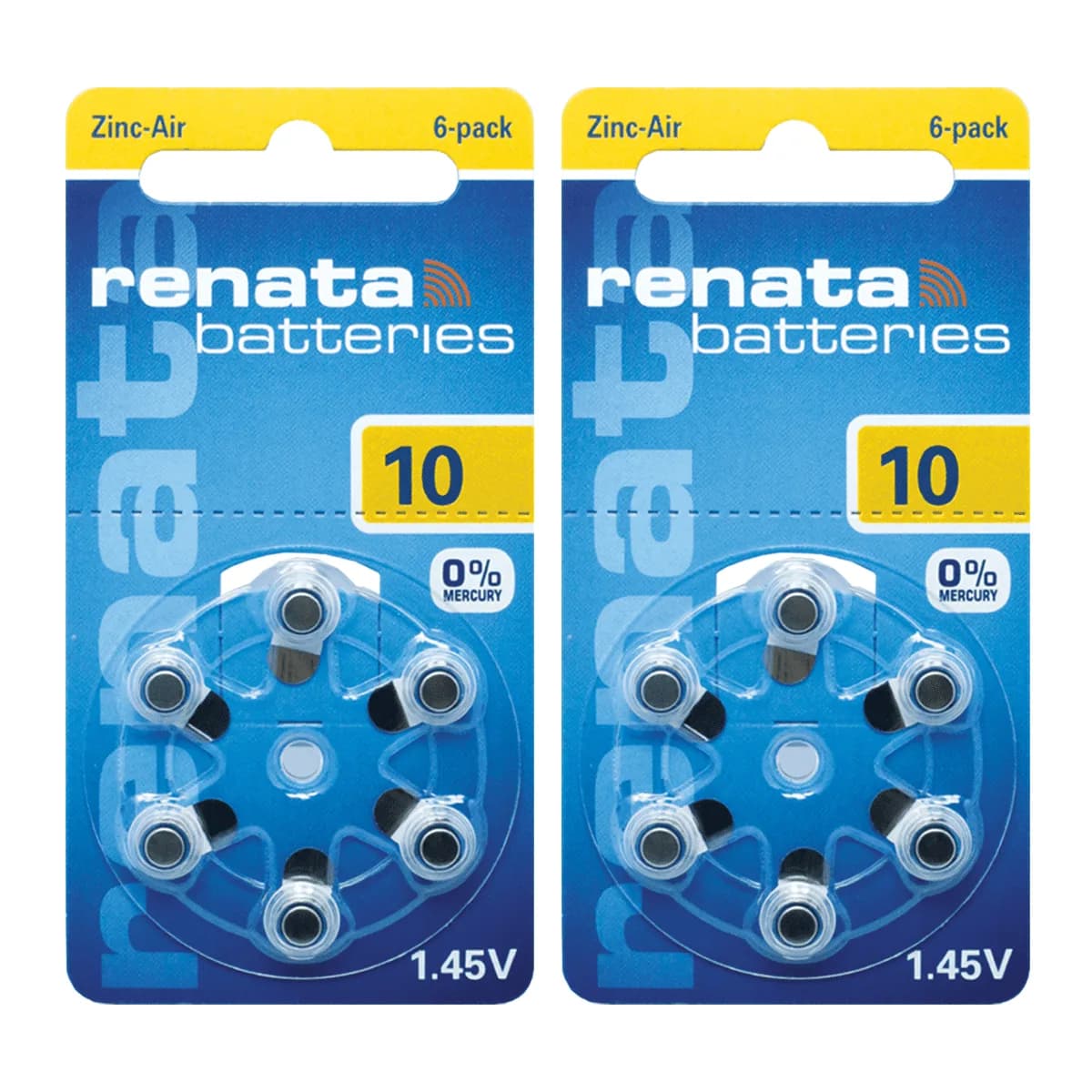 Optimal Renata Hearing Aid Batteries 10 Cards