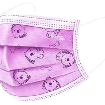 Optimal Kids Surgical Face Mask Pink 50 pcs