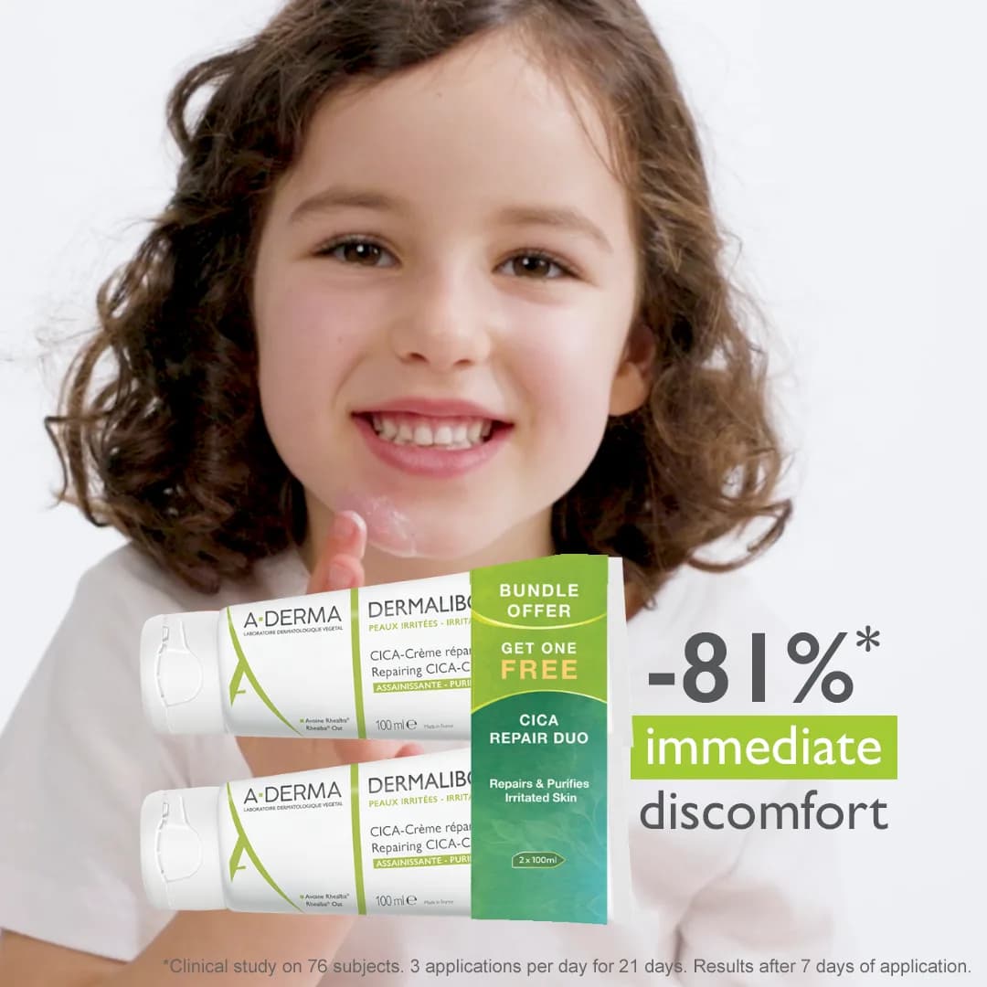 A-Derma Dermalibour+ Cica Cream (1+1)