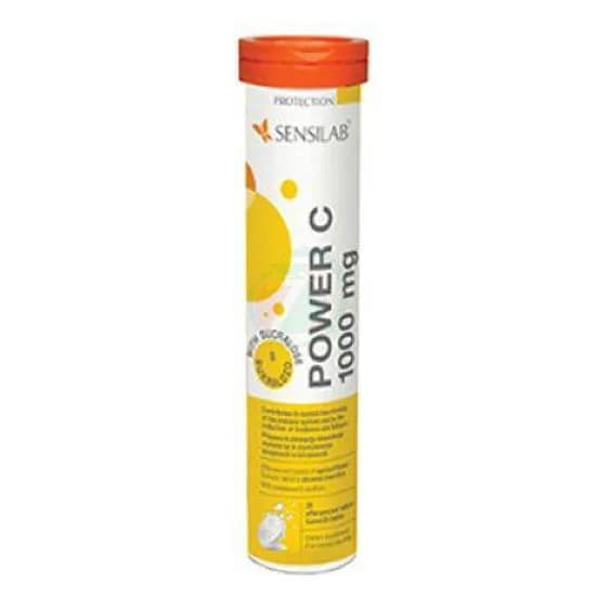Sensilab Power C Lemon 1000mg Effervescent Tablets 20's
