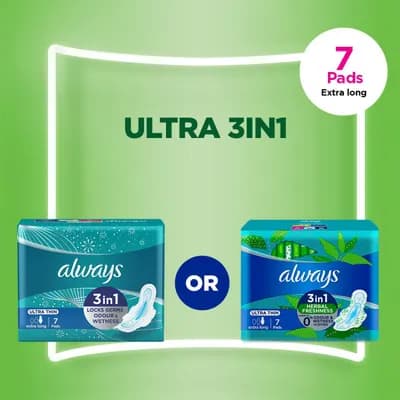 Always Ultra Thin Extra Long Pads 7pcs