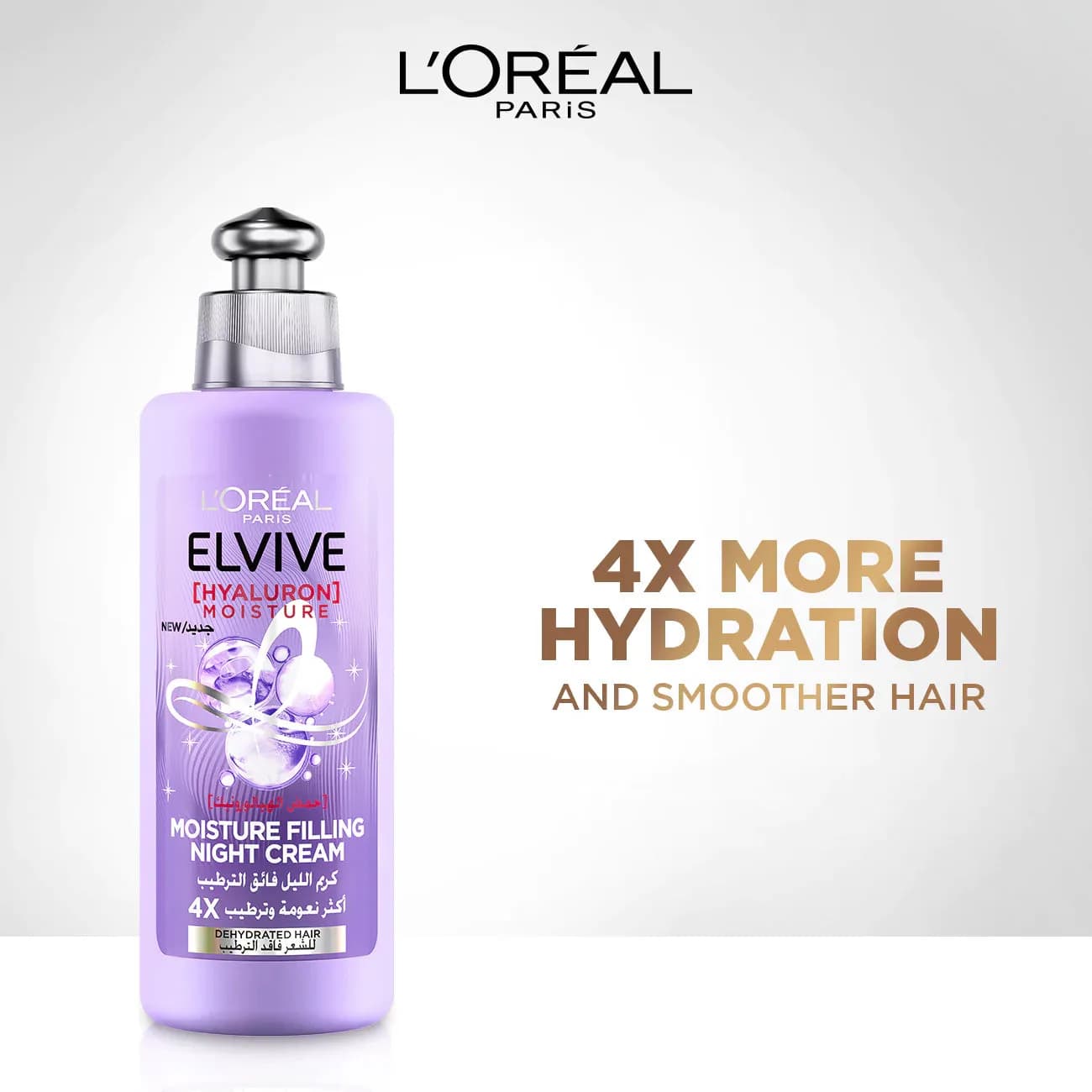 L'Oréal Paris Elvive Hyaluron Moisture Filling Night Cream 200 ml