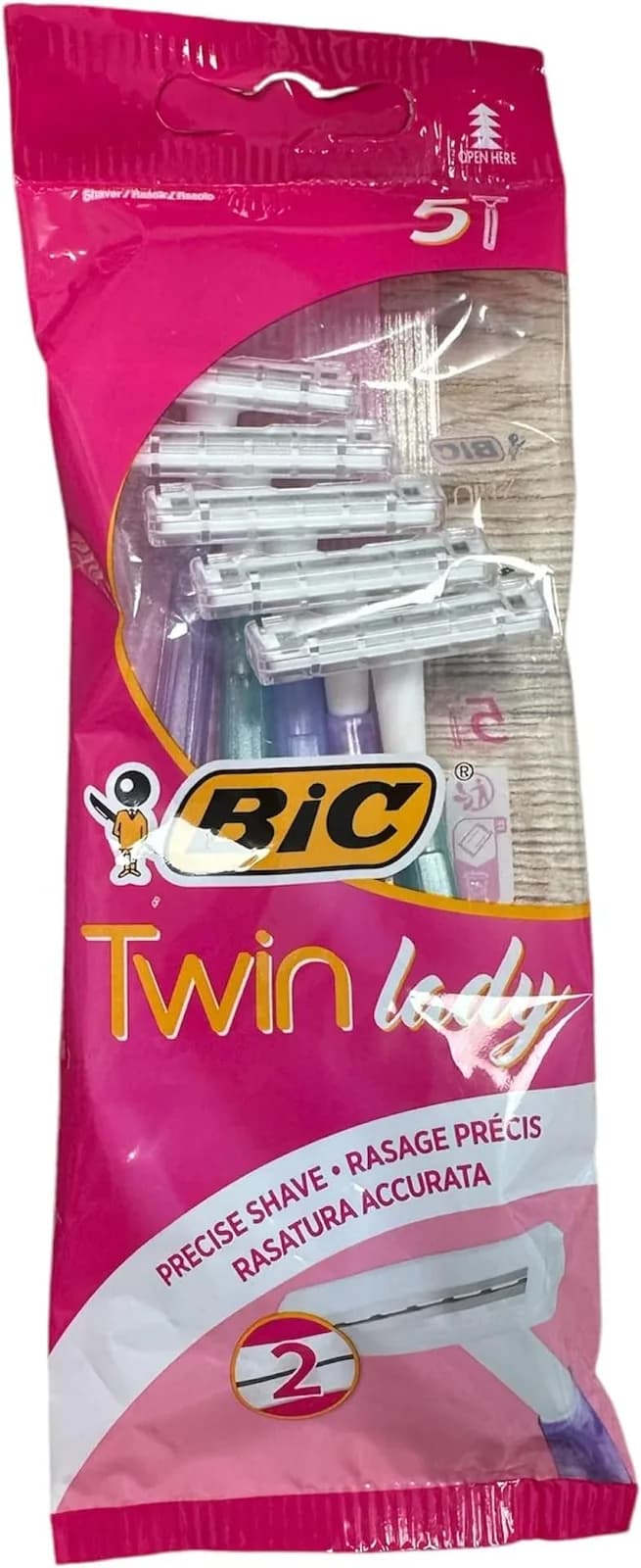 Bic Twin Lady Razors Pack 5+1