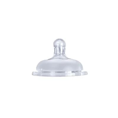 Optimal Wide Neck Silicone Nipple 6m+