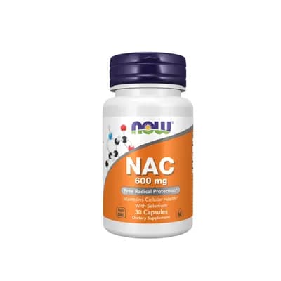 Now NAC 600 mg 30 Capsules