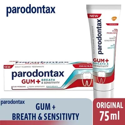Parodontax Gum Breath and Gum Sensitivity Toothpaste