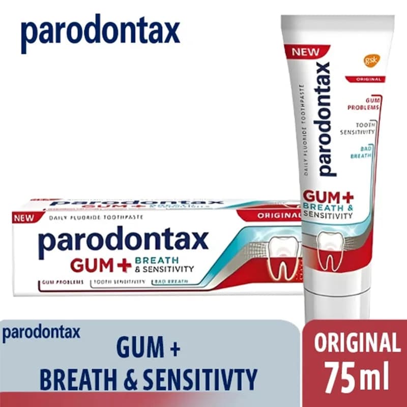 Parodontax Gum Breath and Gum Sensitivity Toothpaste