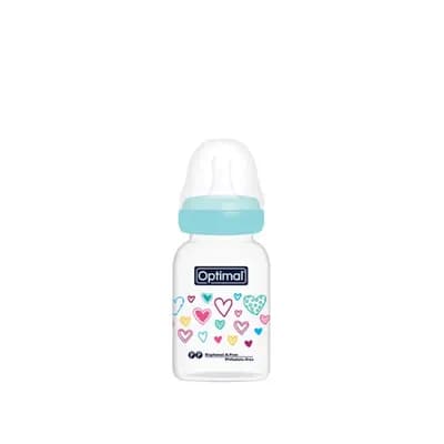 Optimal Slim Waist Feeding Bottle with Handle 140 ml
