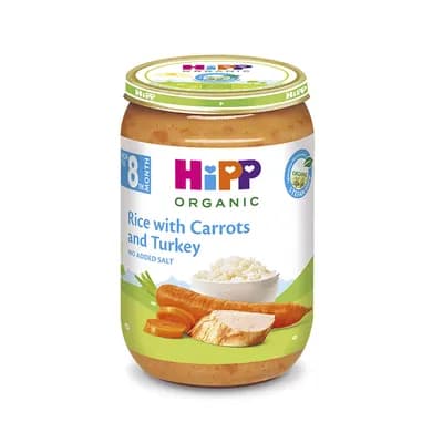 HiPP Rice With Carrots And Turkey