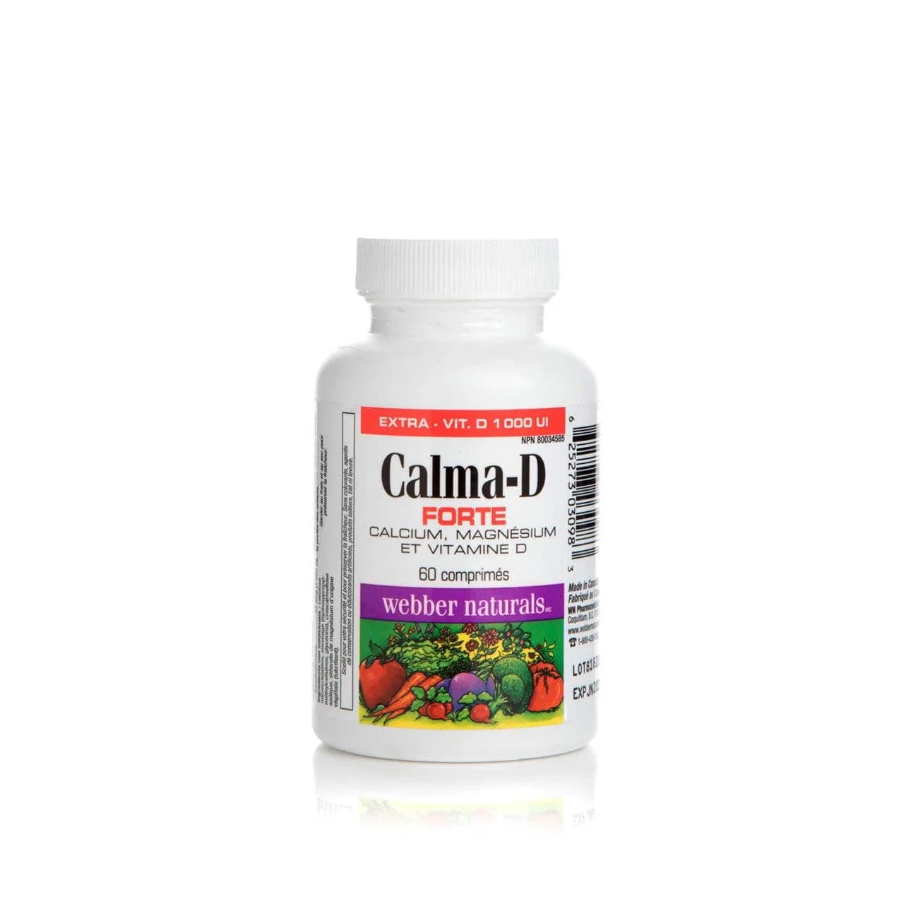 Webber Naturals Calma-D Forte 60 Tablets