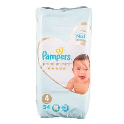 Pampers Premium Size 4 (7-18kg) Mega Pack 54 pcs