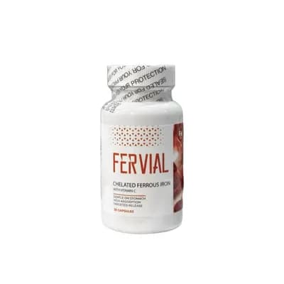 Fervial Chelated Ferrous Iron Capsules