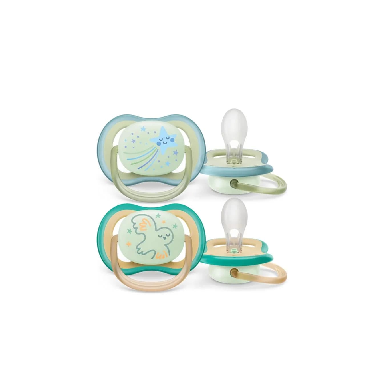 Avent Ultra Start Night Time Soother 0-2m - Boy