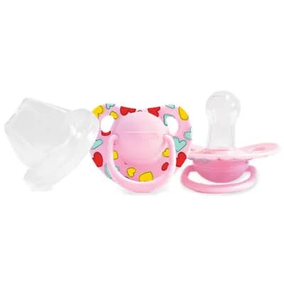 Optimal Round Nipple Silicone Pacifier 0m+ OPB-0105