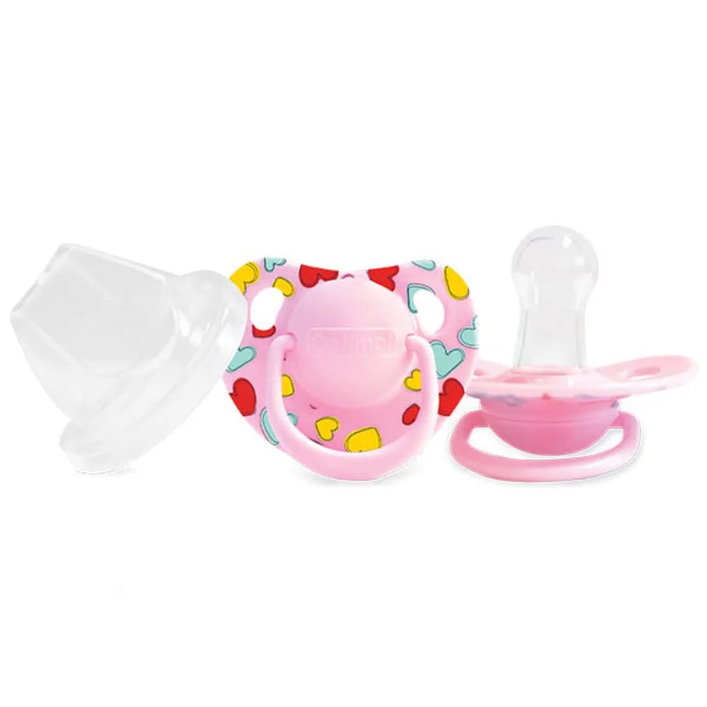 Optimal Round Nipple Silicone Pacifier 0m+ OPB-0105
