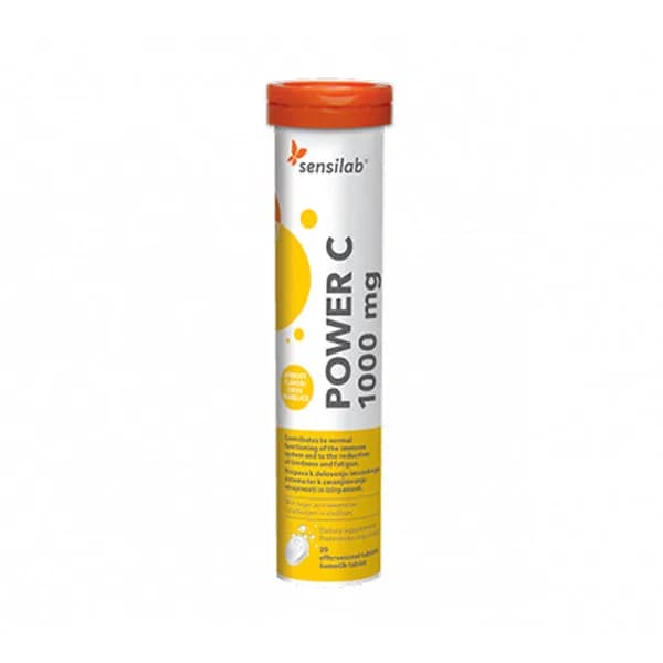 Sensilab Power C Orange 1000mg 20 Effervescent Tablets