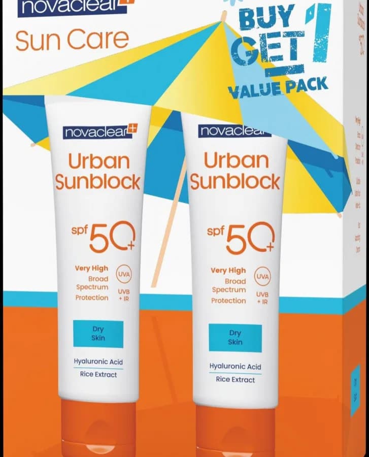 Novaclear Sunblock Dry Skin SPF 50+ 40 ml