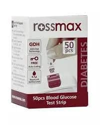 Rossmax Blood Glucose Test Strips, 50 Strips