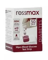 Rossmax Blood Glucose Test Strips, 50 Strips