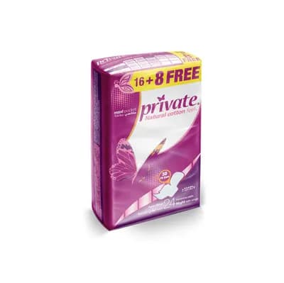 Private Maxi Pocket Night Pads 24
