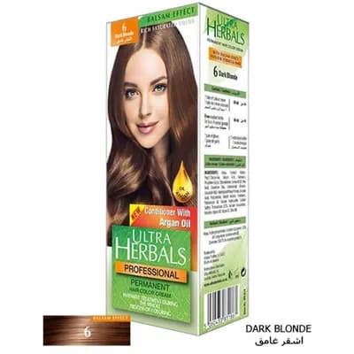 Ultra Herbal Permanent Hair Color Cream No.6
