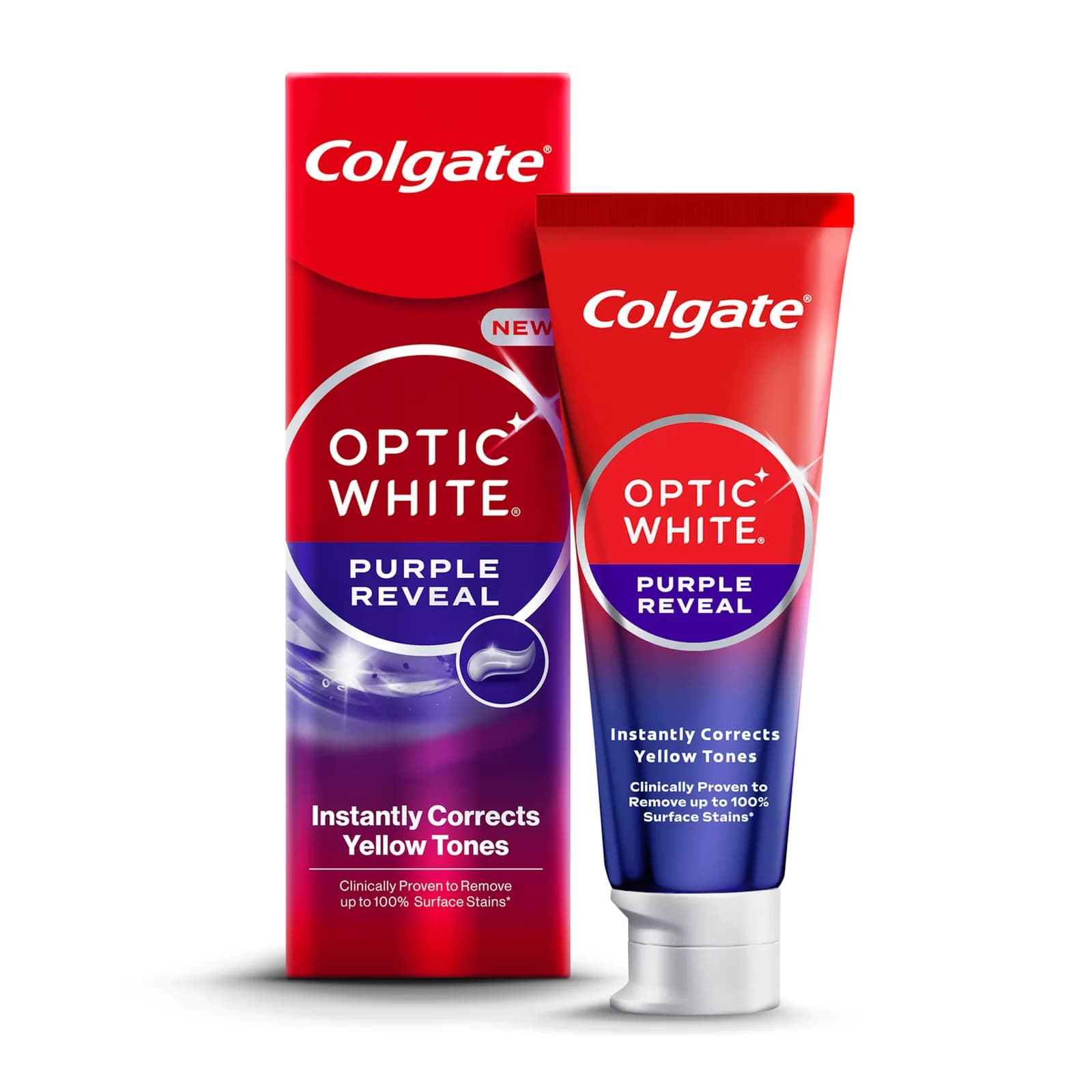 Colgate Optic White Purple Toothpaste 75 ml
