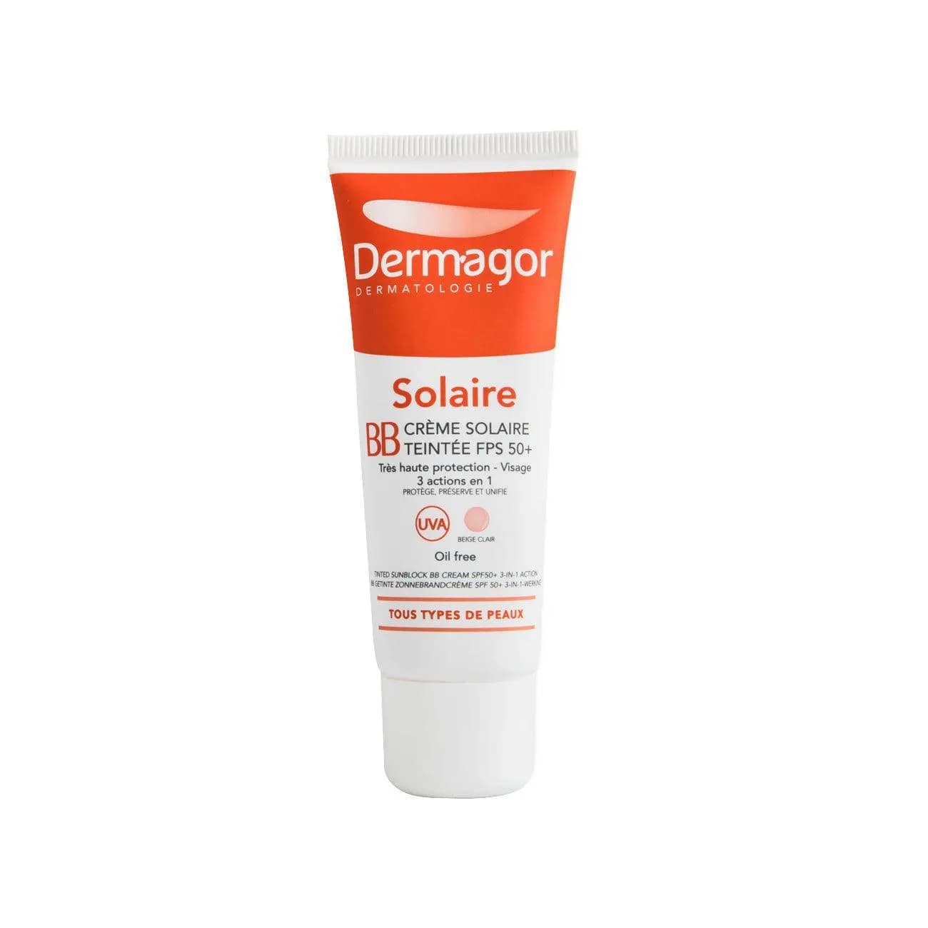 Dermagor BB Cream Solaire Teintee Clair SPF 50+