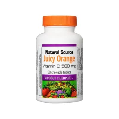 Webber Naturals Vitamin C 500 mg 30 Tablets