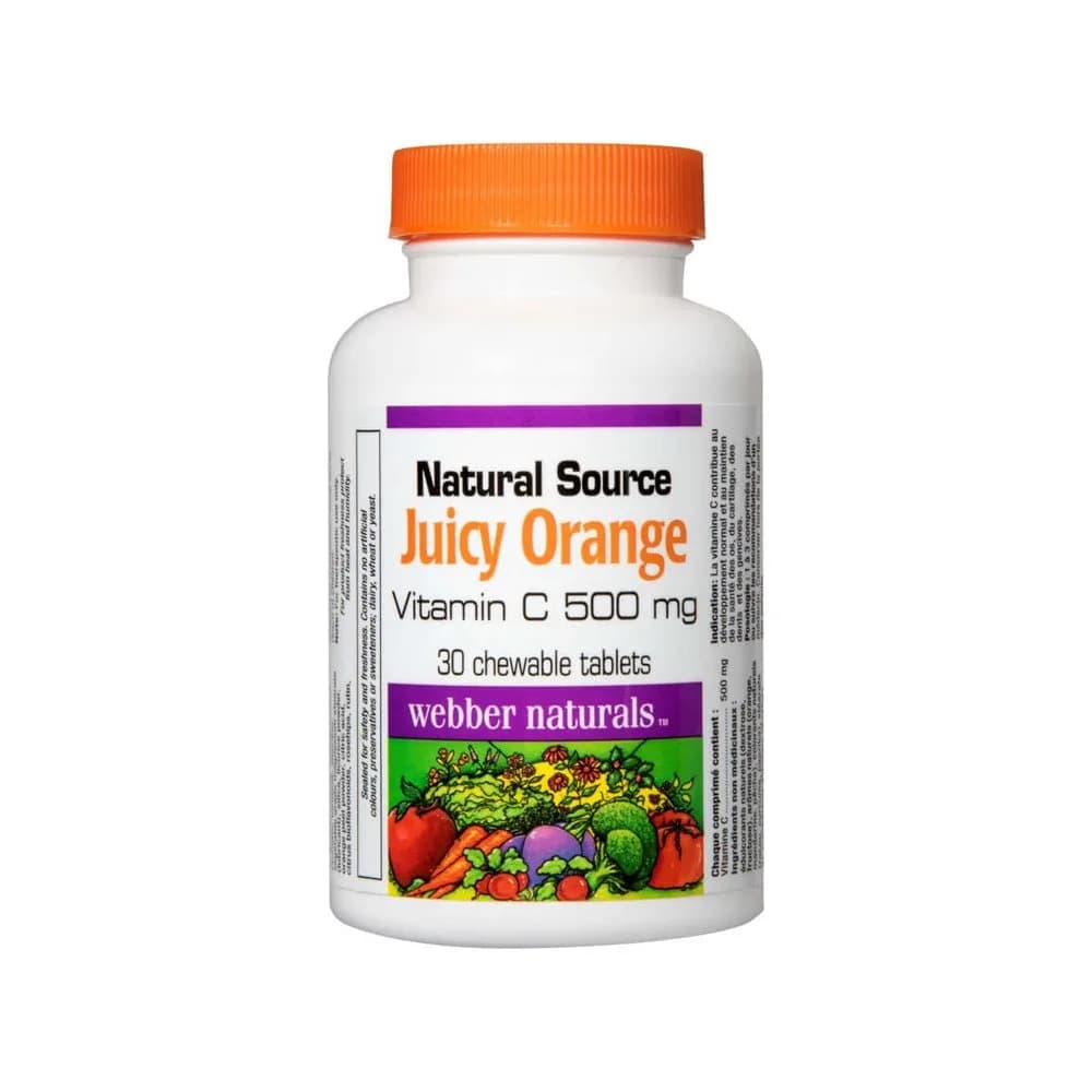 Webber Naturals Vitamin C 500 mg 30 Tablets