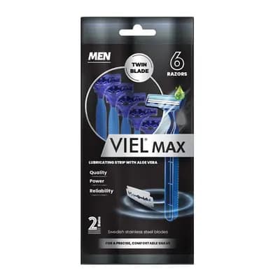 Viel Men Disposable Razors 2 Blades, 6 pcs