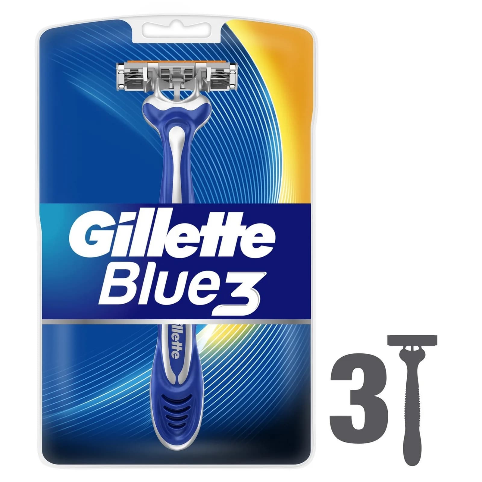 Gillette Blue3 Cool Disposable Razors 3 pcs