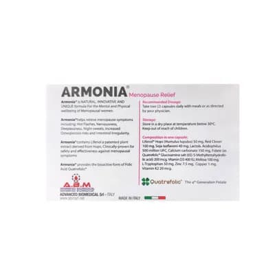 Armonia Menopause Relief 30 Capsules