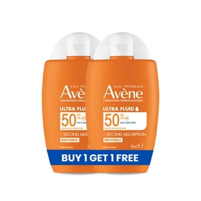 Avene Ultra Fluid Sunscreen (Buy 1 Get 1 Free)