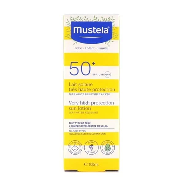 Mustela Lait Solaire Tres Haute Protection