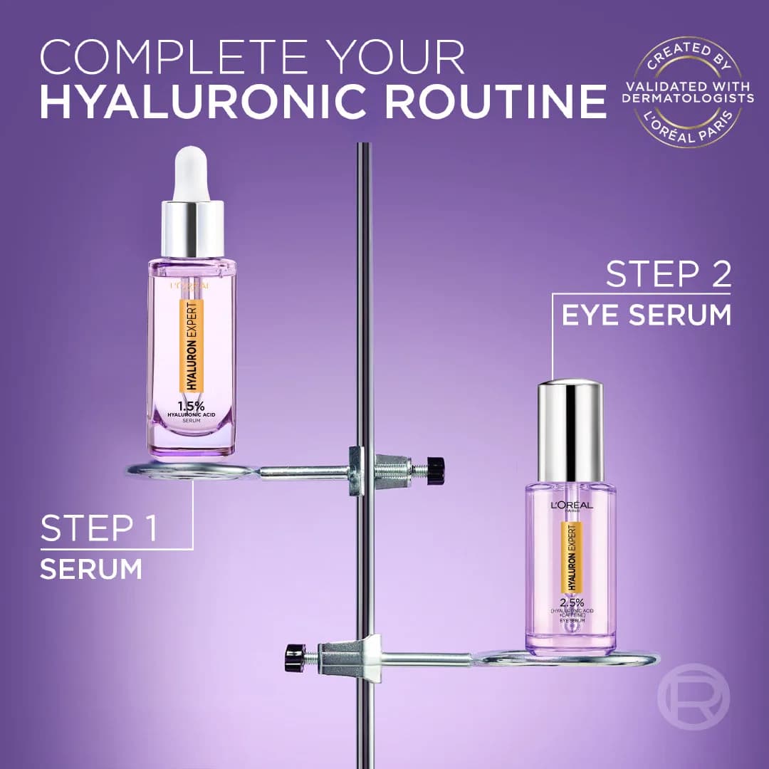 L'Oréal Hyaluron Expert Eye Serum 6.5% (HA + Niacinamide + Caffeine) 20 ml