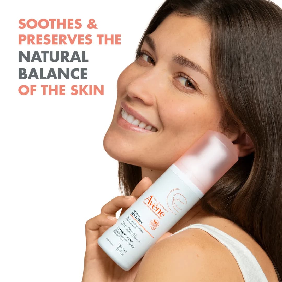 Avene Hydrance Optimale Light + Cleansing Mousse 40+150 ml