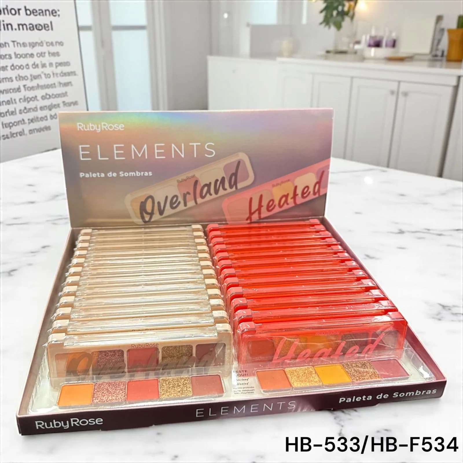 Ruby Rose Heated Eyeshadow Palette HB-F534