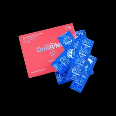 Unilatex Dotted Strawberry Aroma 12 Condoms