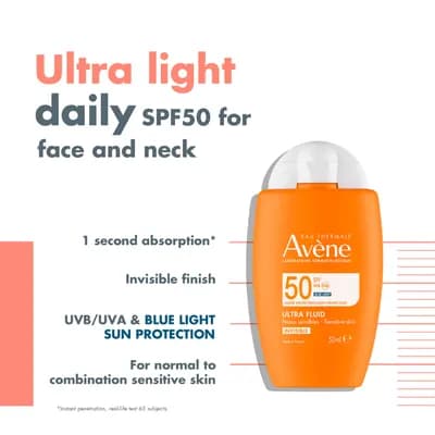 Avene Ultra Fluid Sunscreen (Buy 1 Get 1 Free)
