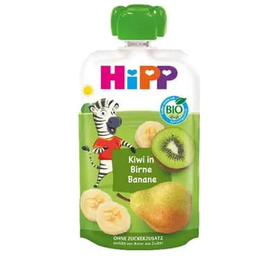 Hipp Hippis Fruit Puree Kiwi in Pear Banana