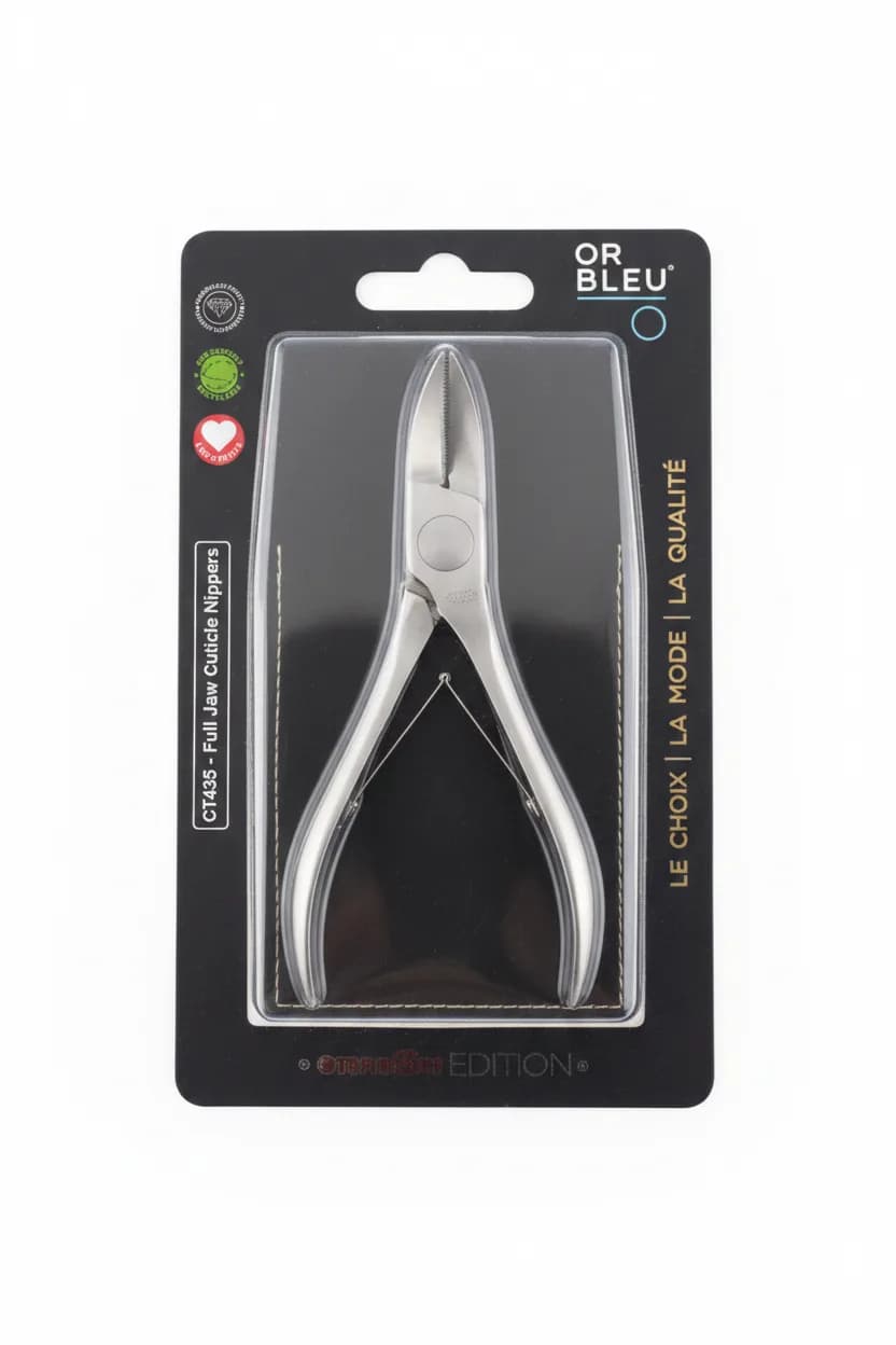 Or Bleu Full Jaw Cuticle Nipper