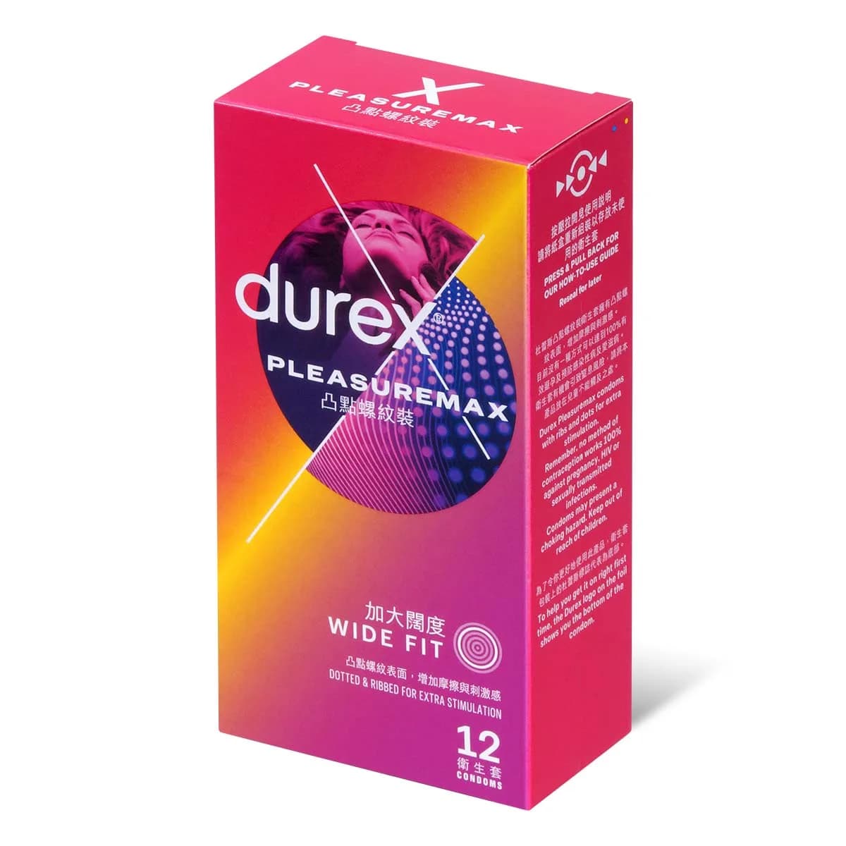 Durex Pleasuremax Condoms 12 pcs